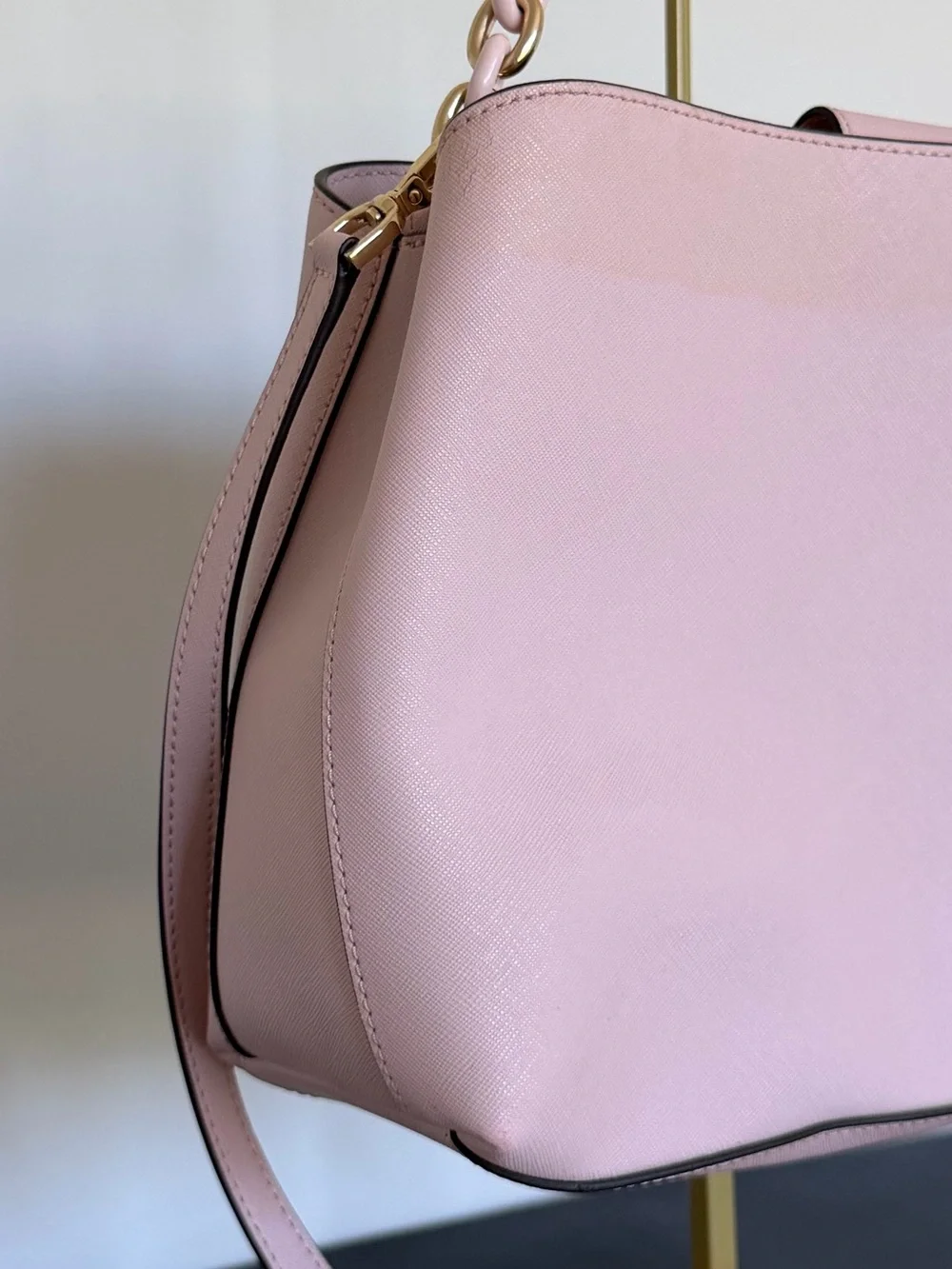Michael Kors Jet Set East West Shoulder Crossbody Satchel Pink